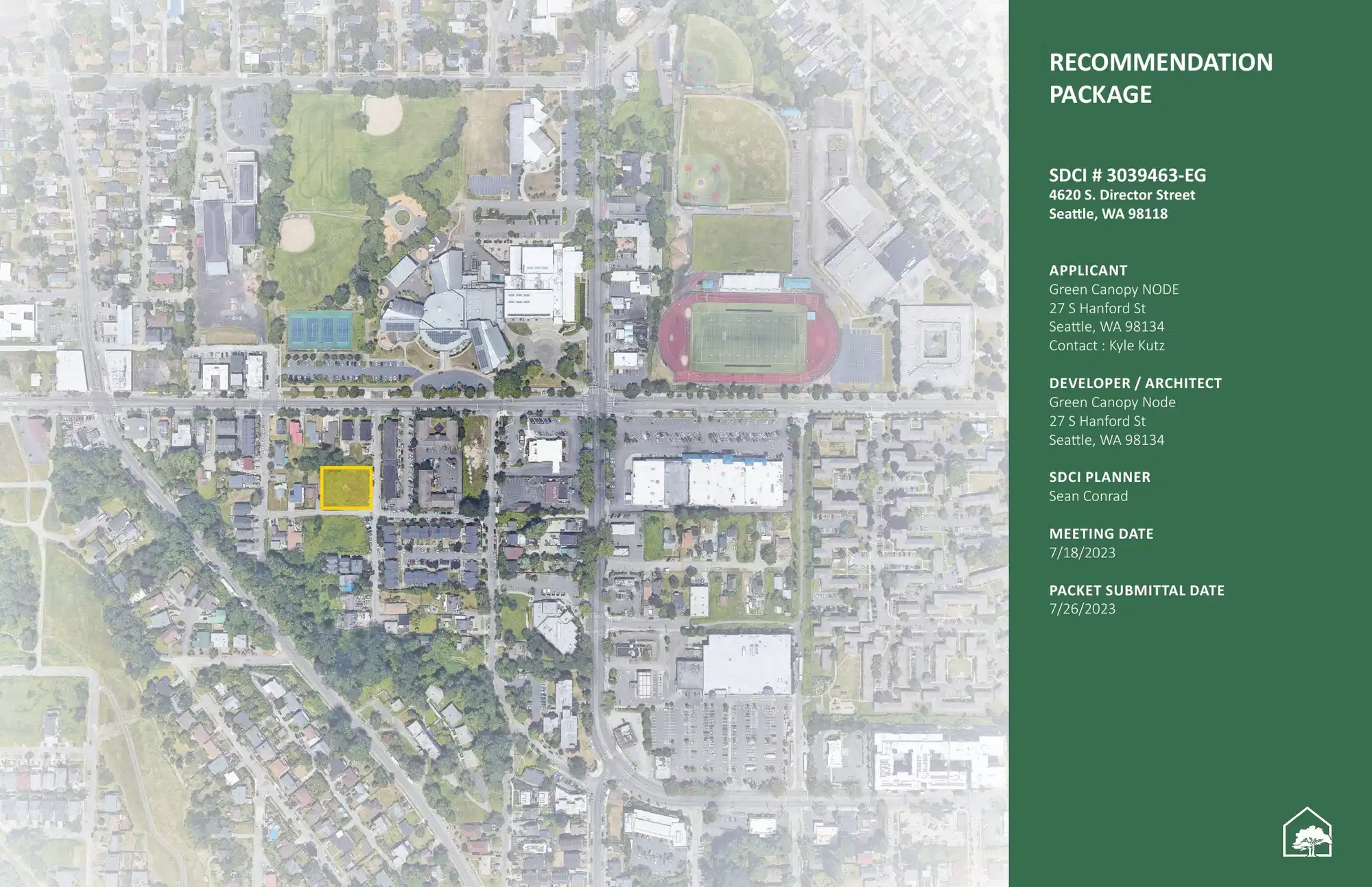 Design review proposal for 4620 S Director St