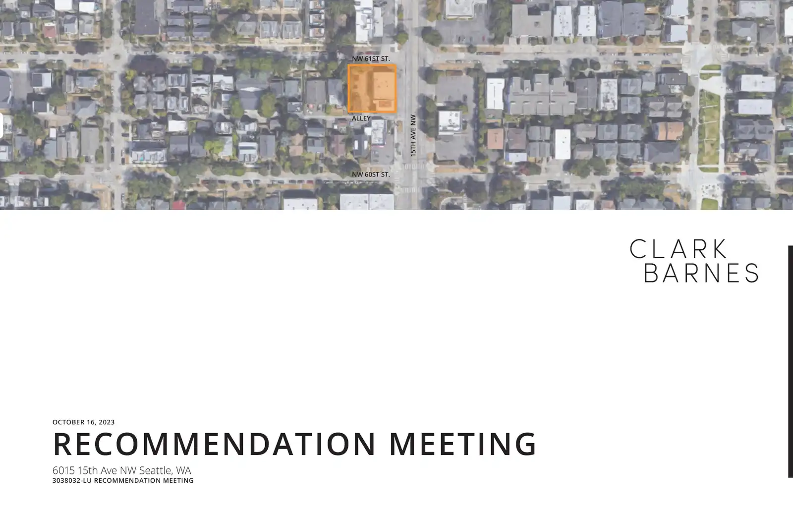 Design review proposal for 6015 15th Ave NW