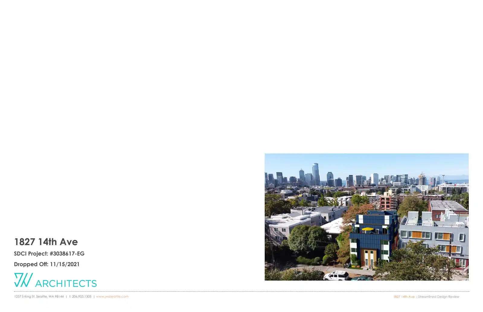Design review proposal for 1827 14th Ave