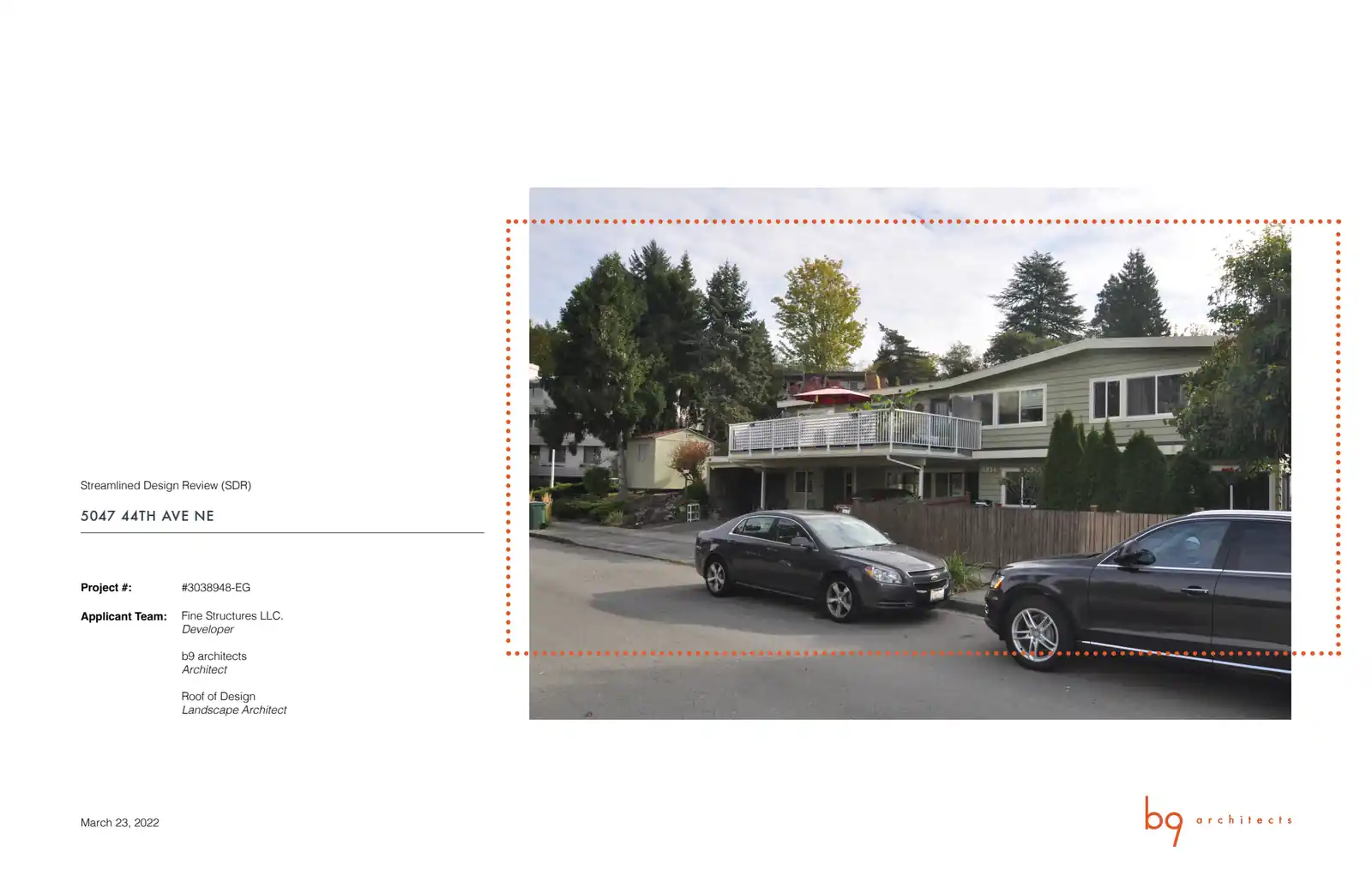 Design review proposal for 5047 44th Ave NE
