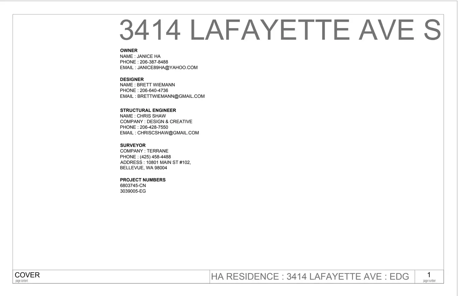 Design review proposal for 3414 Lafayette Ave S
