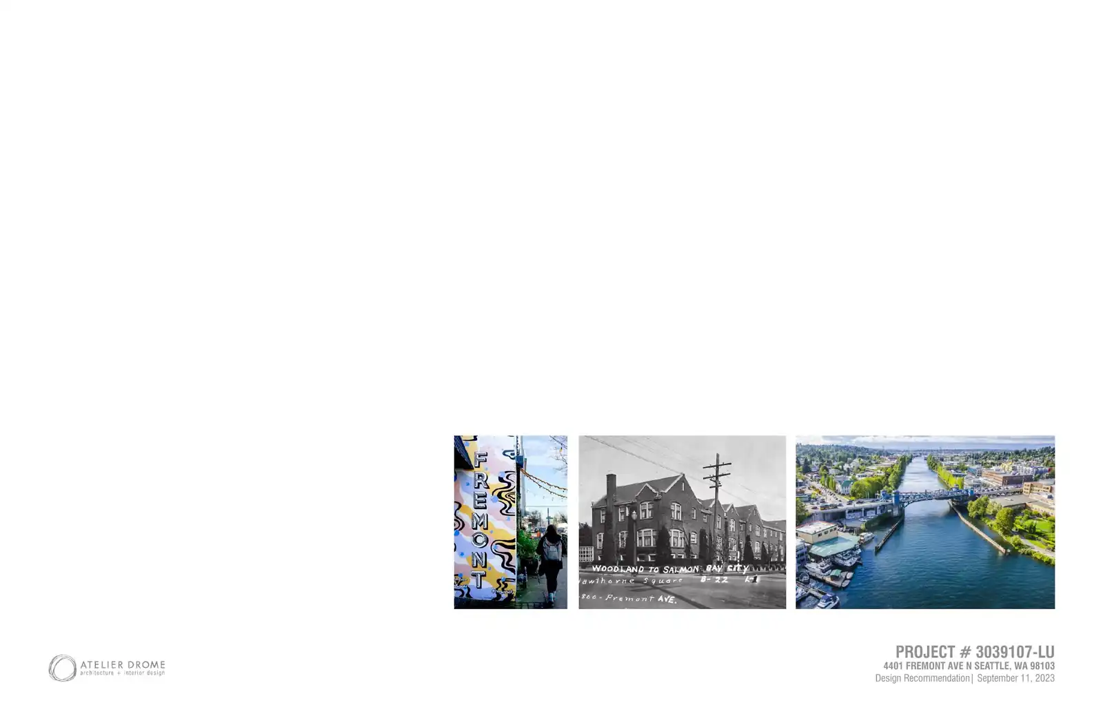 Design review proposal for 4401 Fremont Ave N