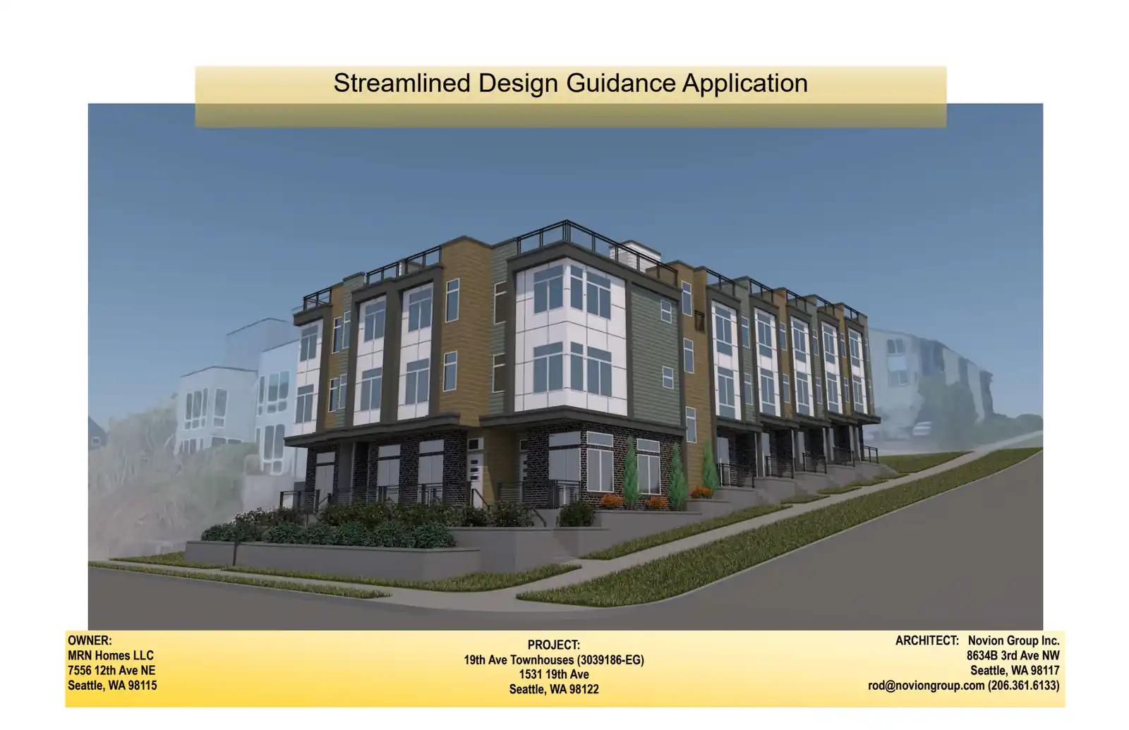 Design review proposal for 1531 19th Ave