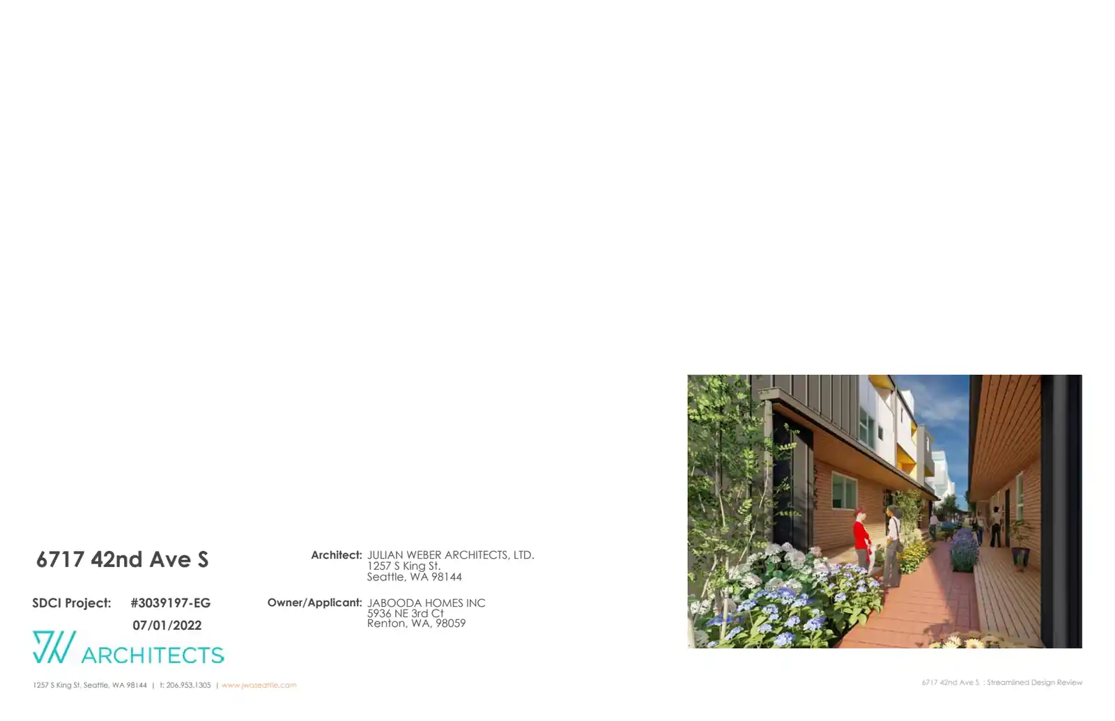 Design review proposal for 6719 42nd Ave S