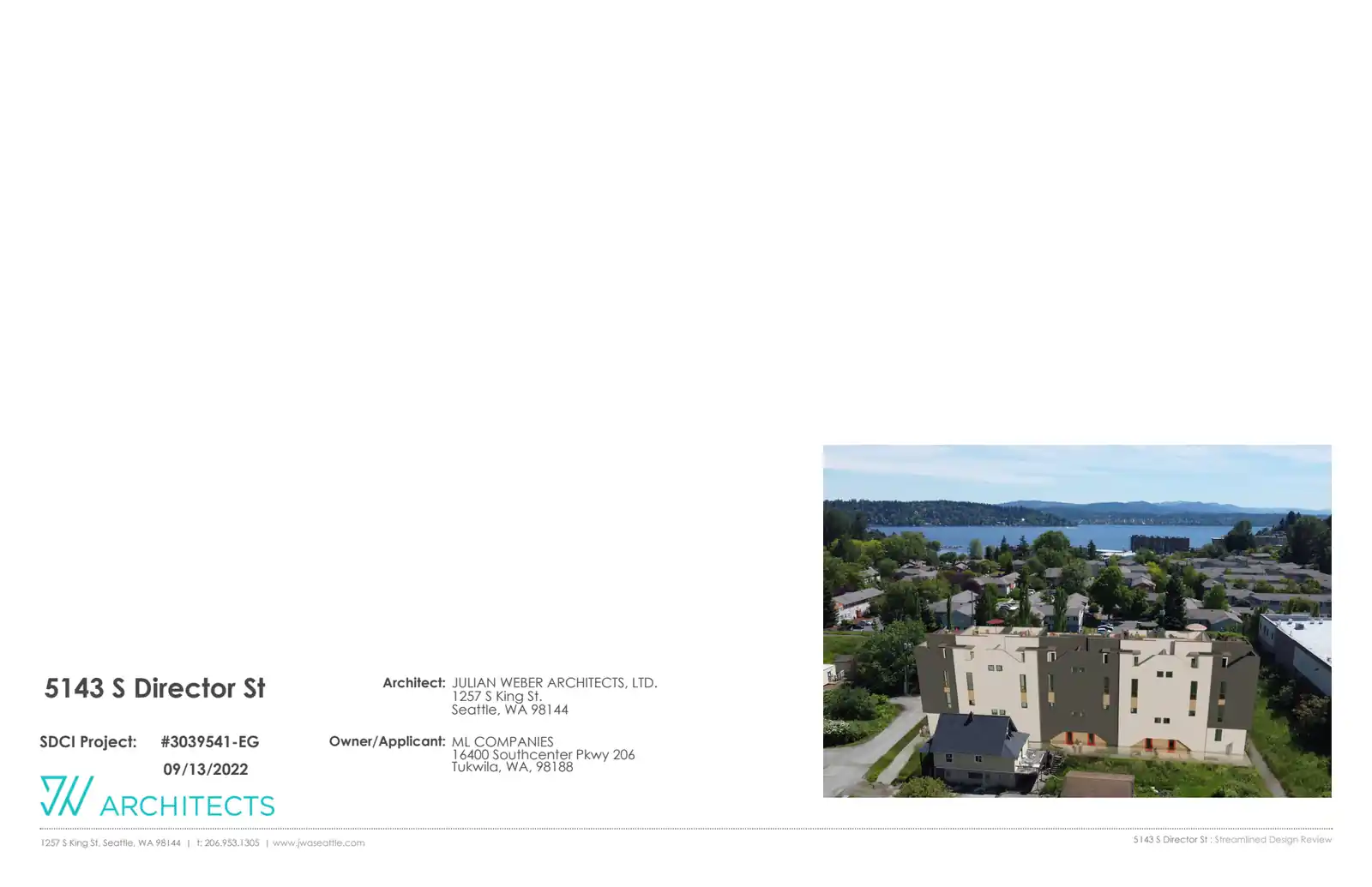 Design review proposal for 5143 S Director St