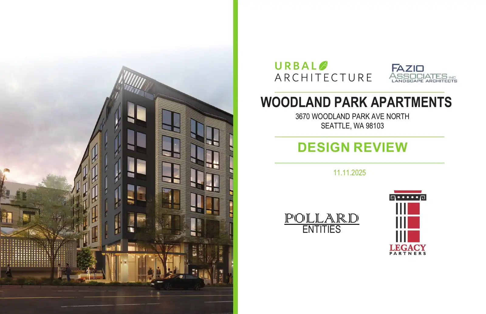 Design review proposal for 3670 Woodland Park Ave N