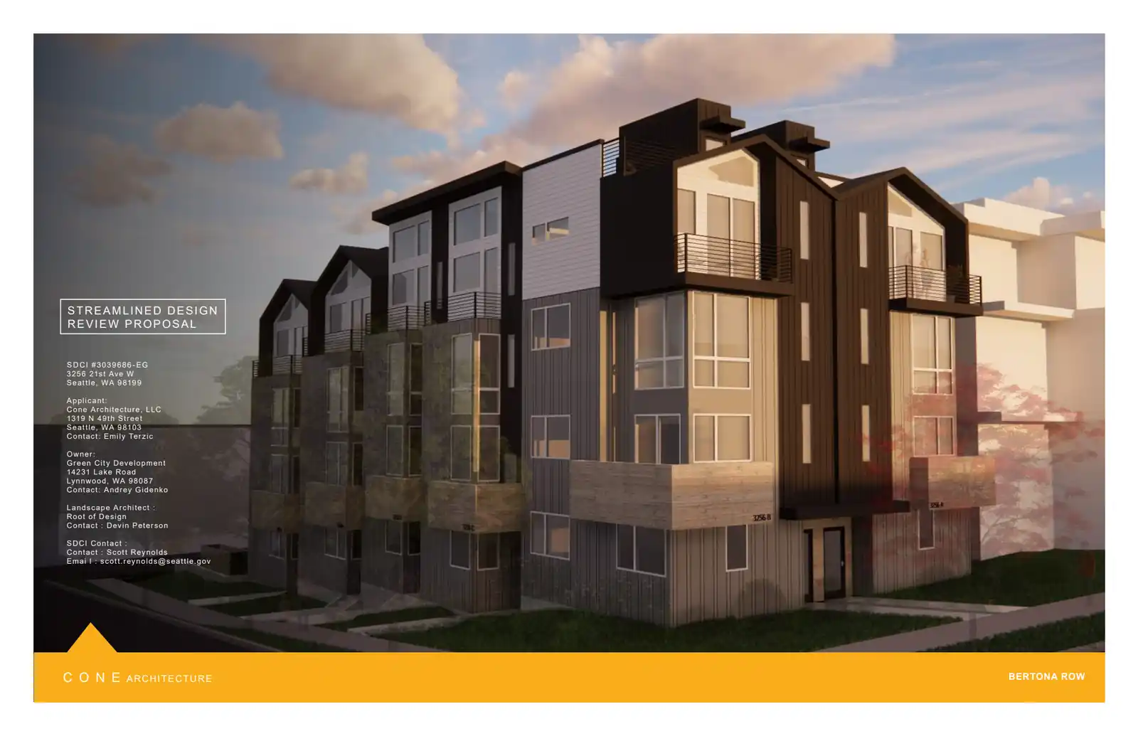 Design review proposal for 3256 21st Ave W