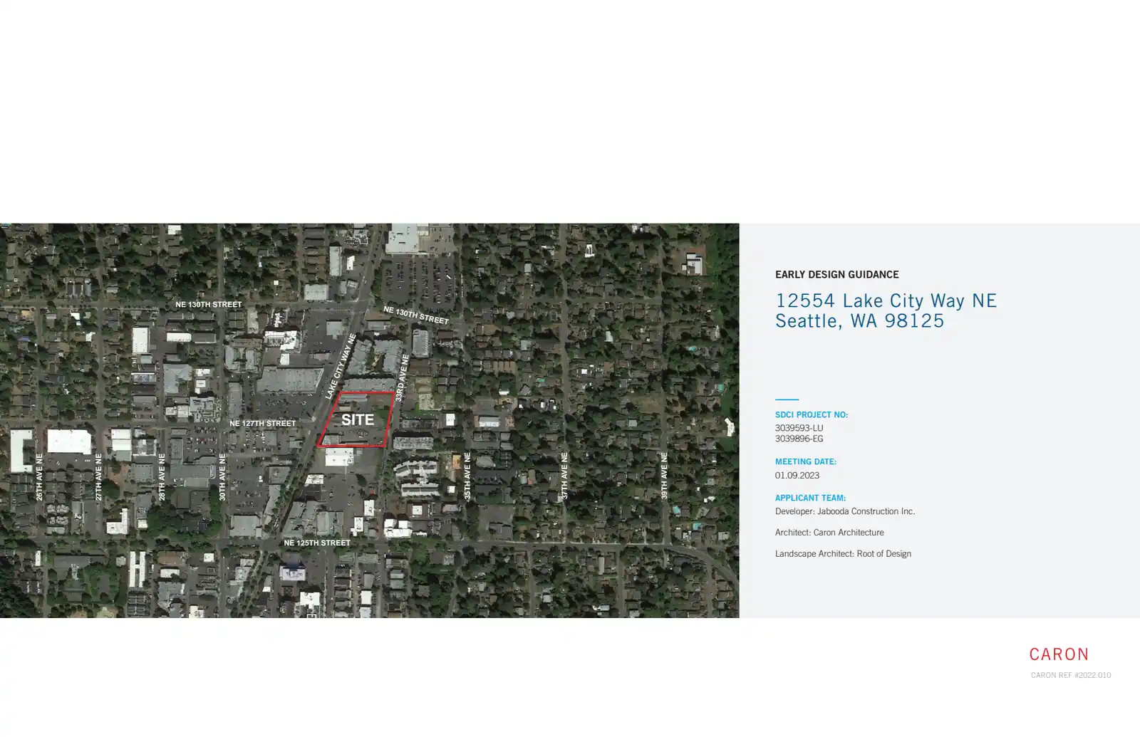 Design review proposal for 12554 Lake City Way NE