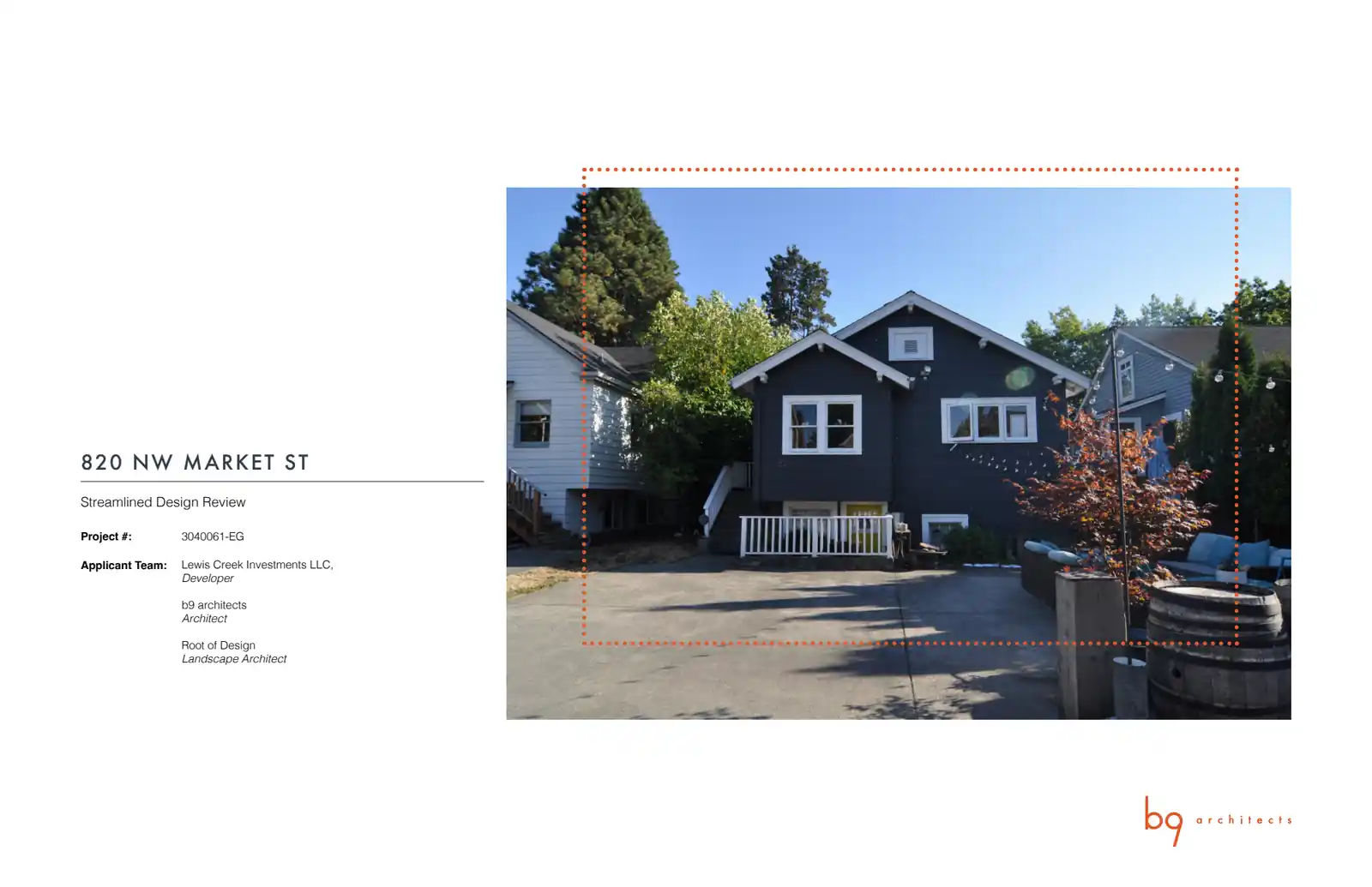 Design review proposal for 820 NW Market St
