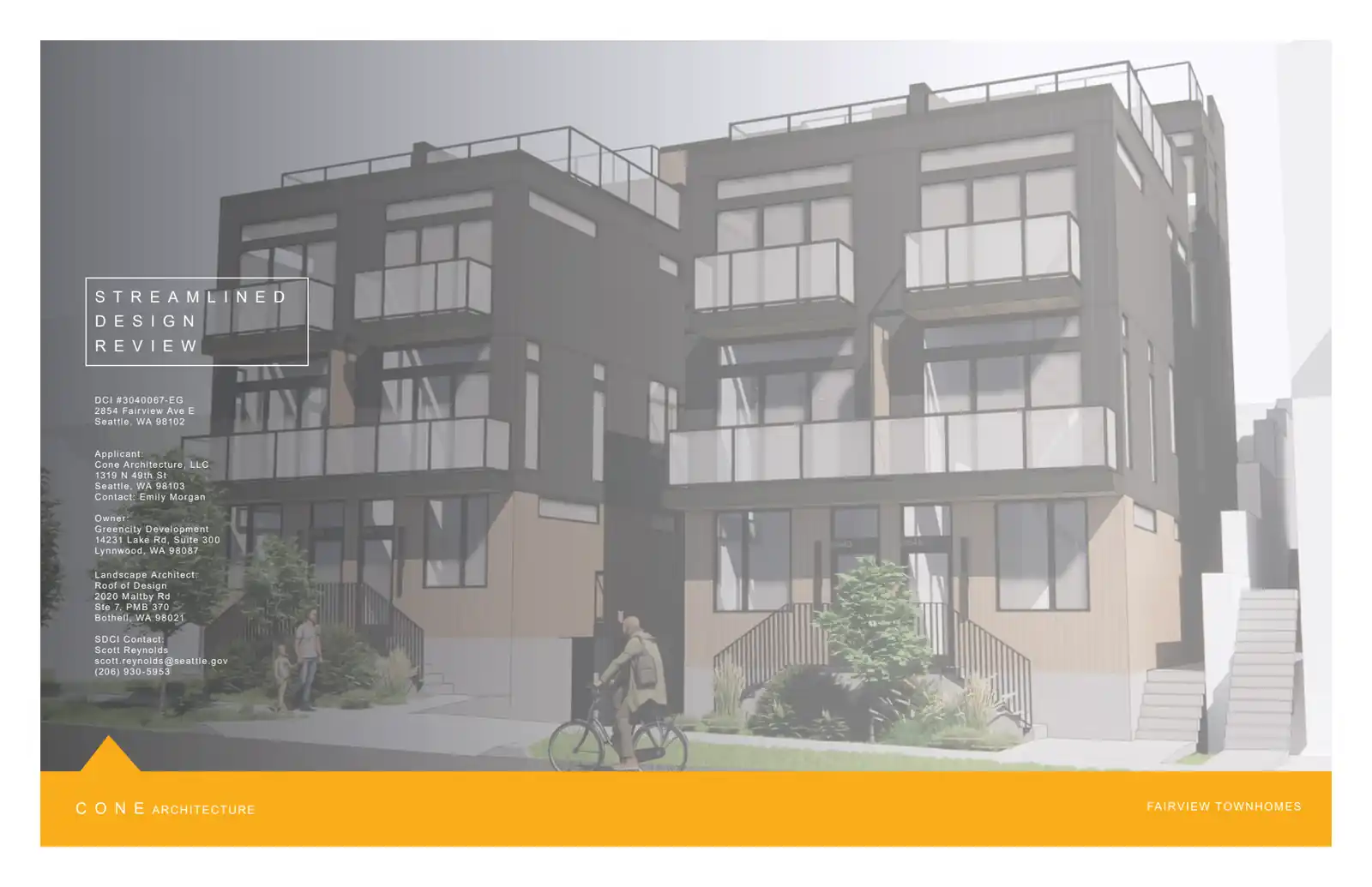 Design review proposal for 2854 Fairview Ave E