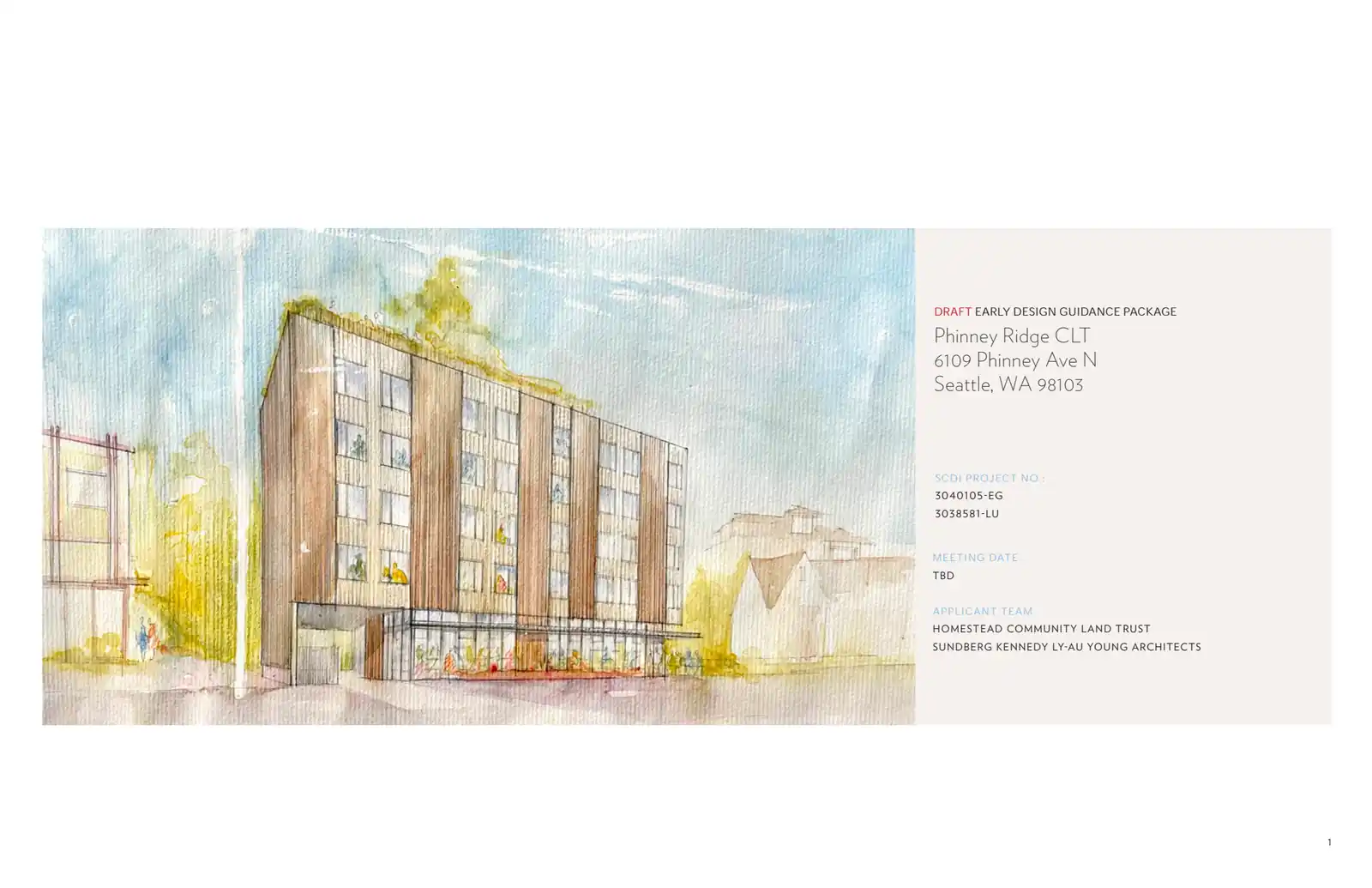 Design review proposal for 6109 Phinney Ave N