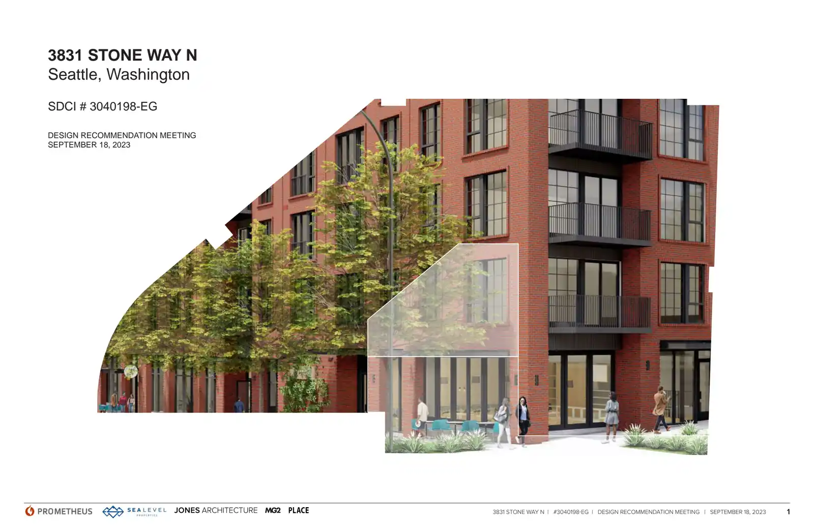Design review proposal for 3831 Stone Way N