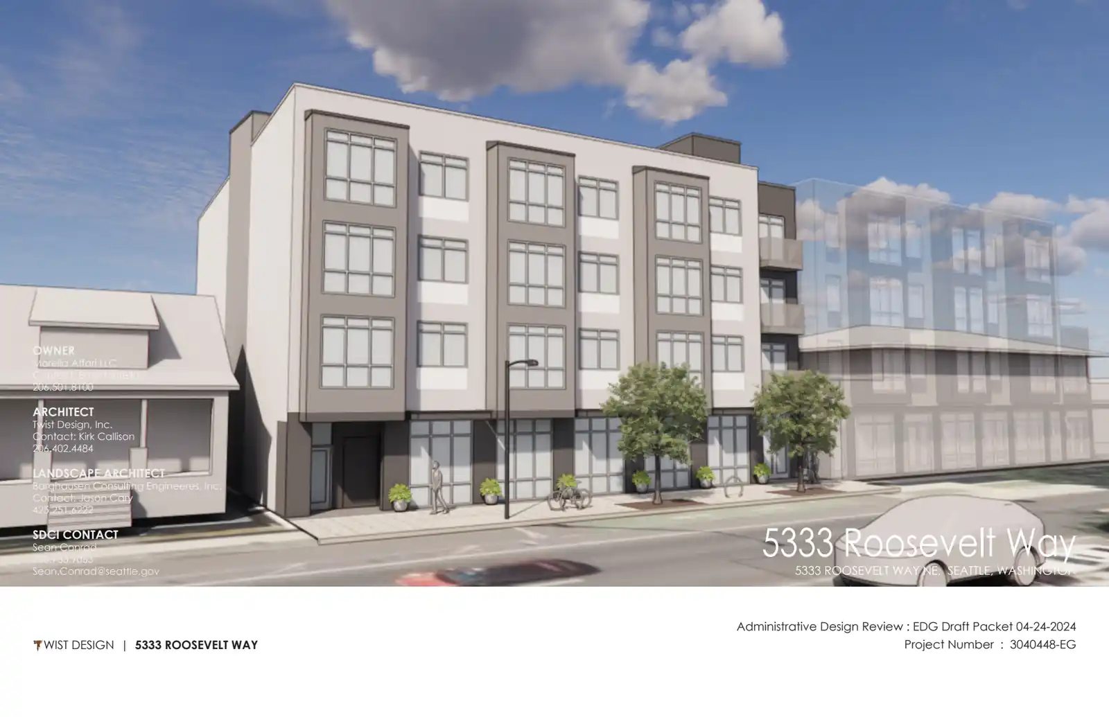 Design review proposal for 5333 Roosevelt Way NE