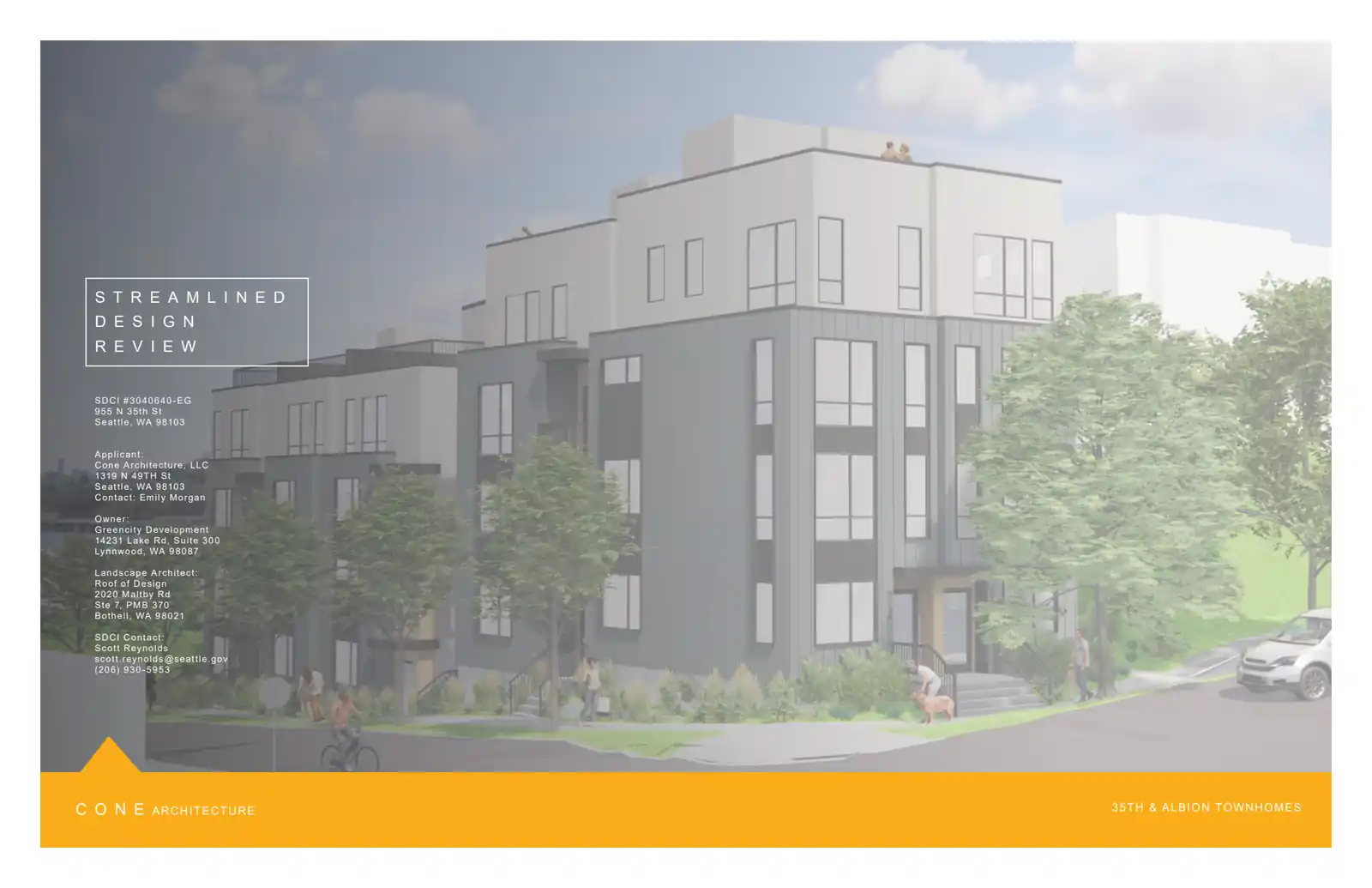 Design review proposal for 955 N 35th St