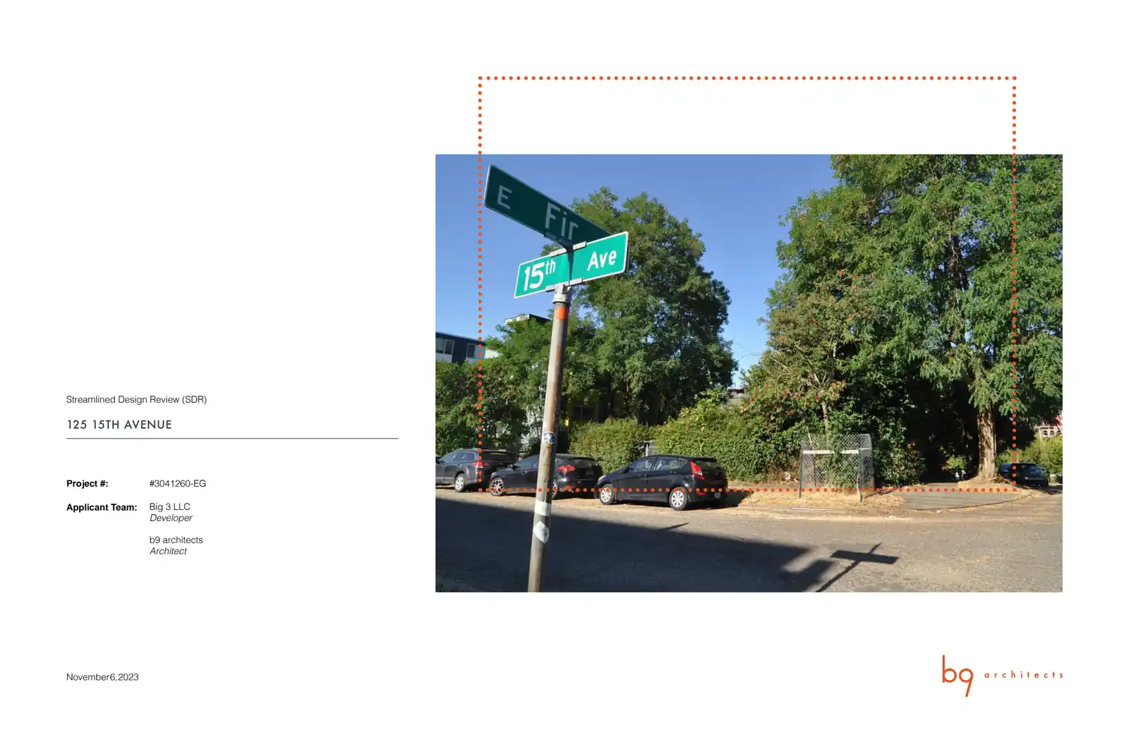 Design review proposal for 125 15th Ave