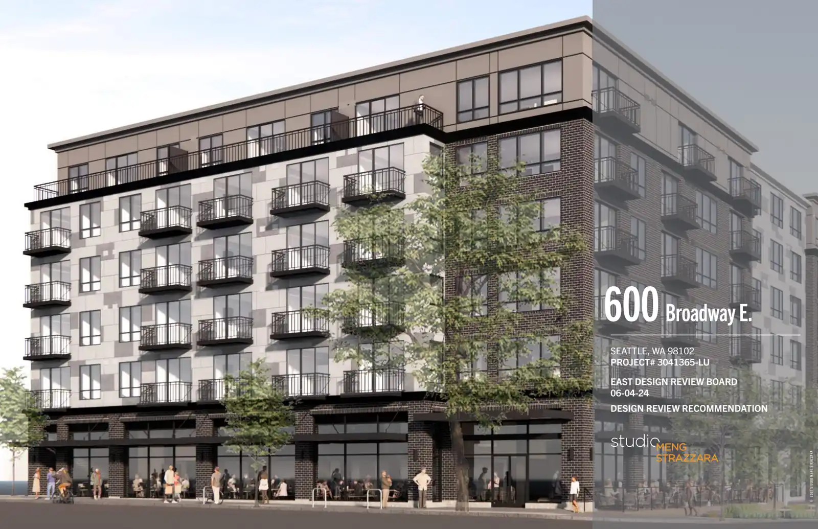 Design review proposal for 600 Broadway E