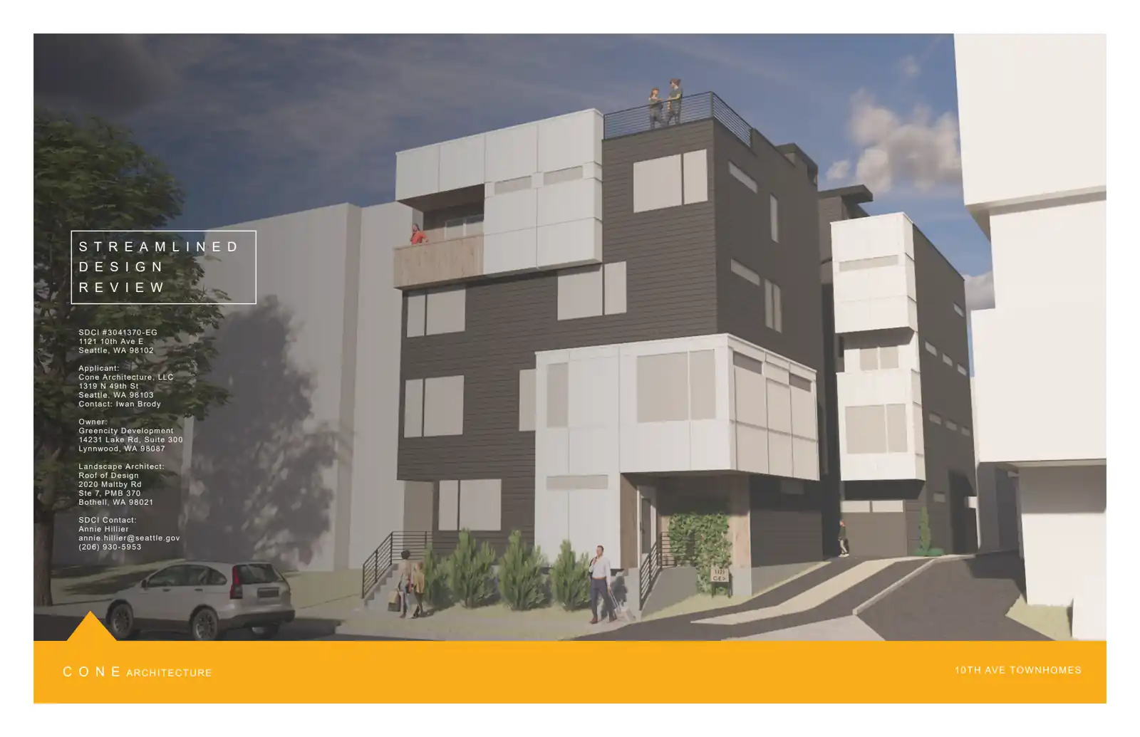 Design review proposal for 1121 10th Ave E
