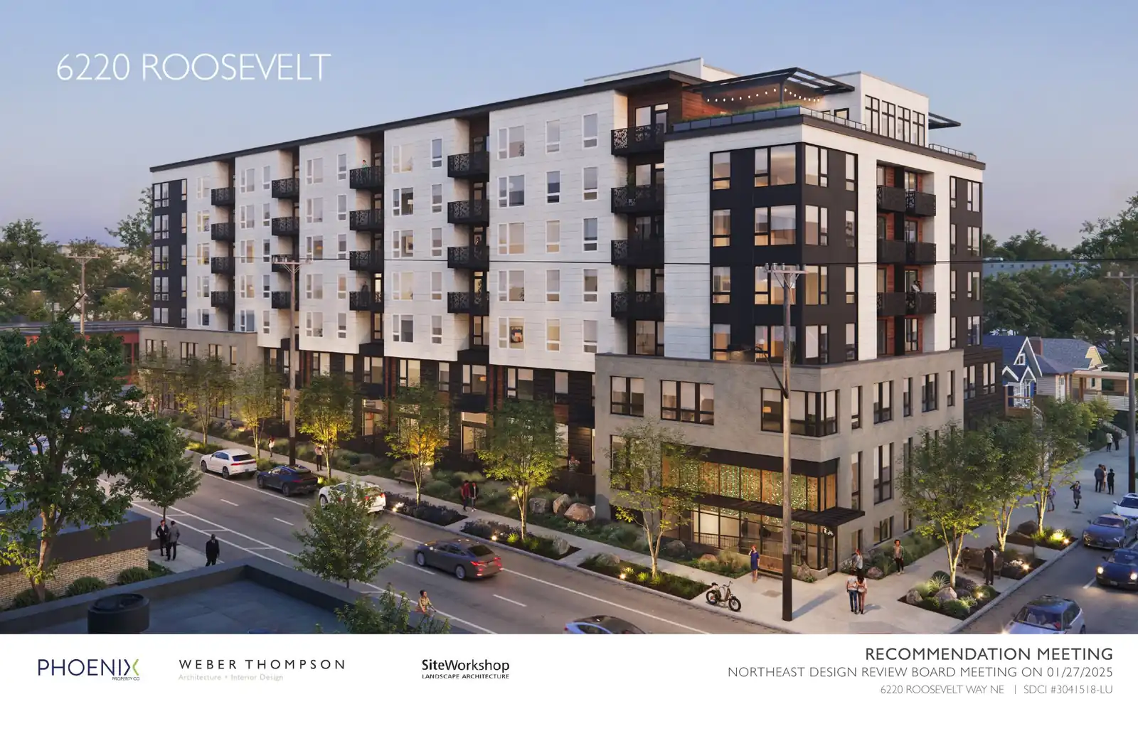 Design review proposal for 6220 Roosevelt Way NE