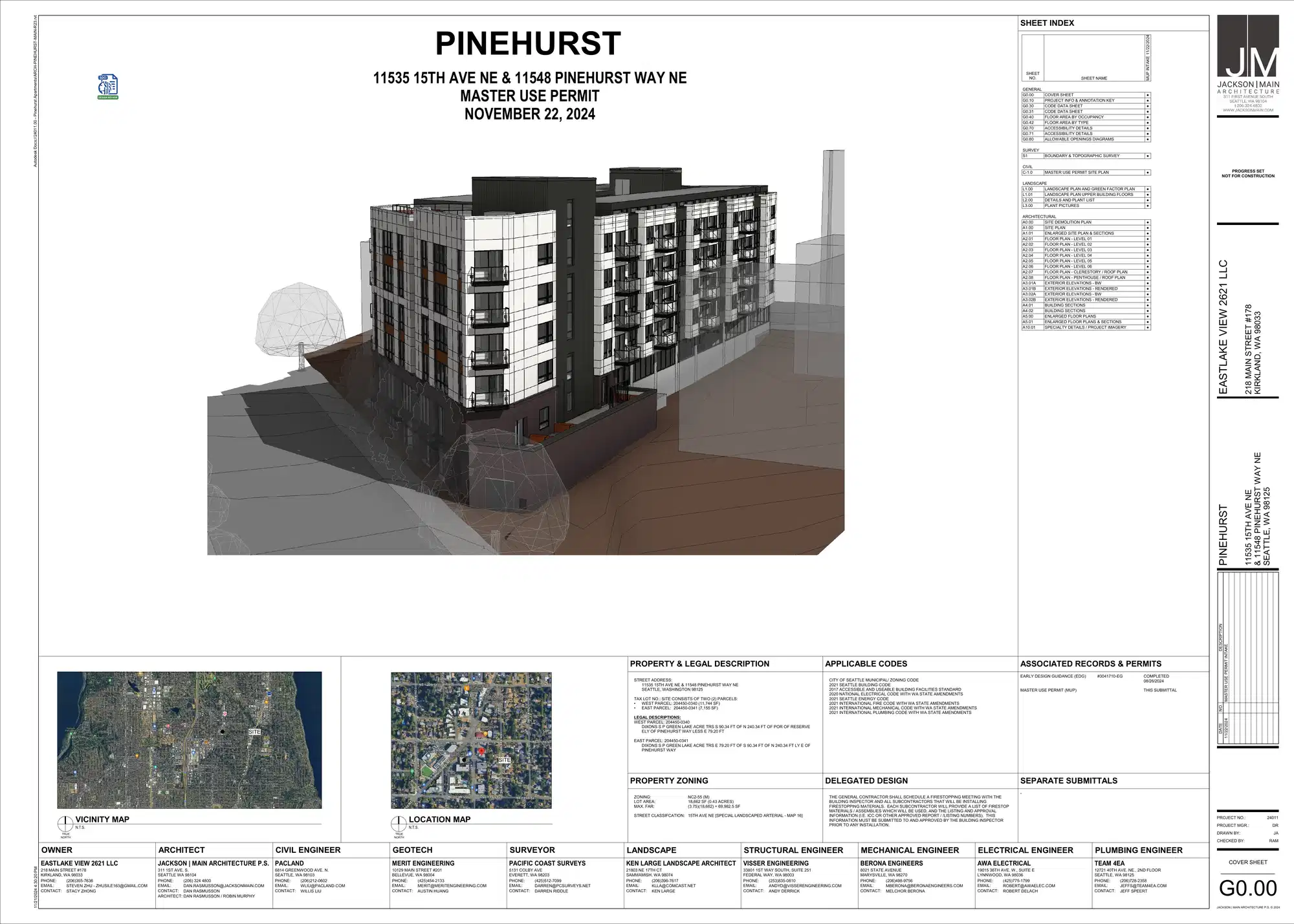 Design review proposal for 11548 Pinehurst Way NE