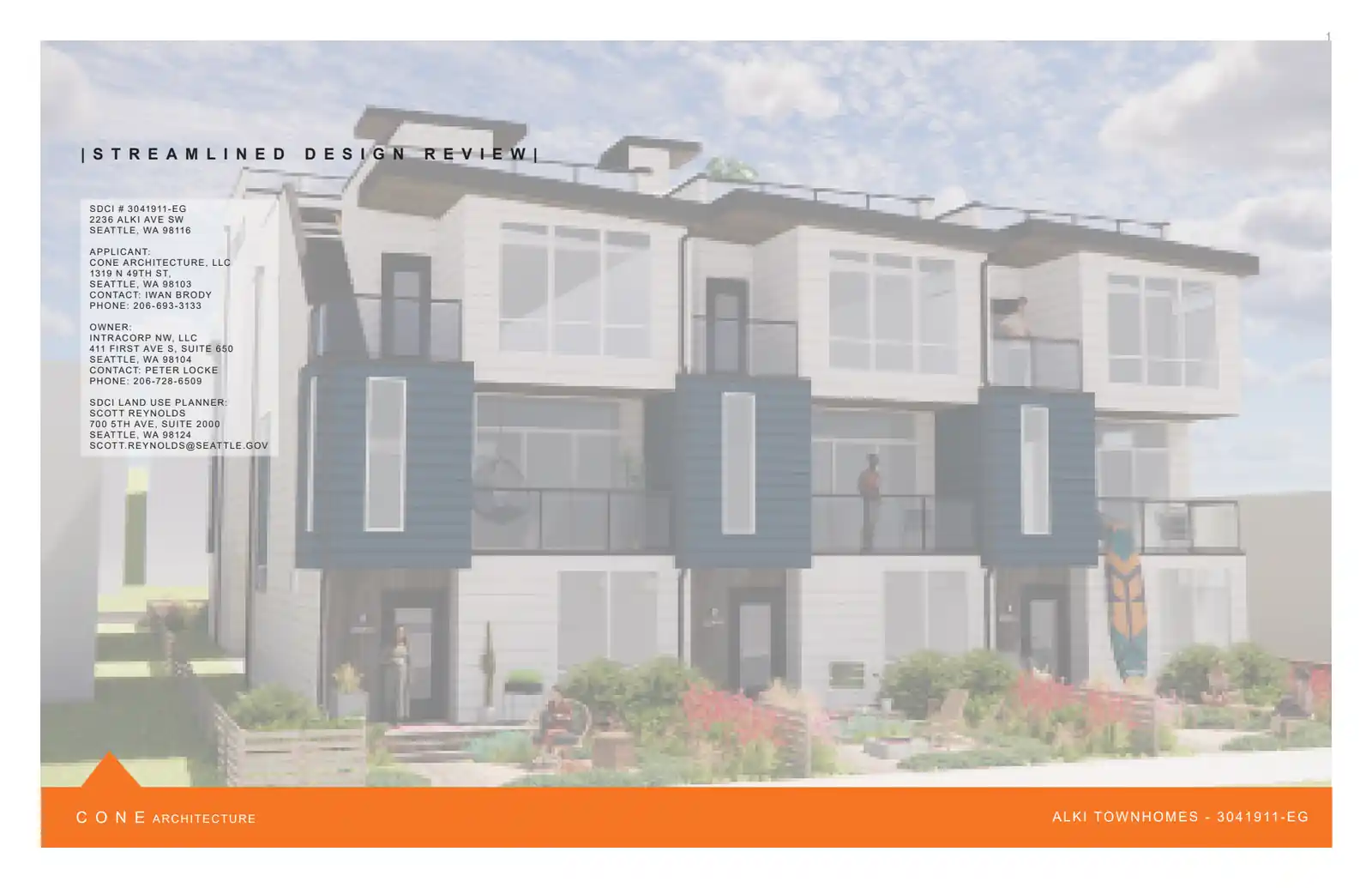Design review proposal for 2236 Alki Ave SW