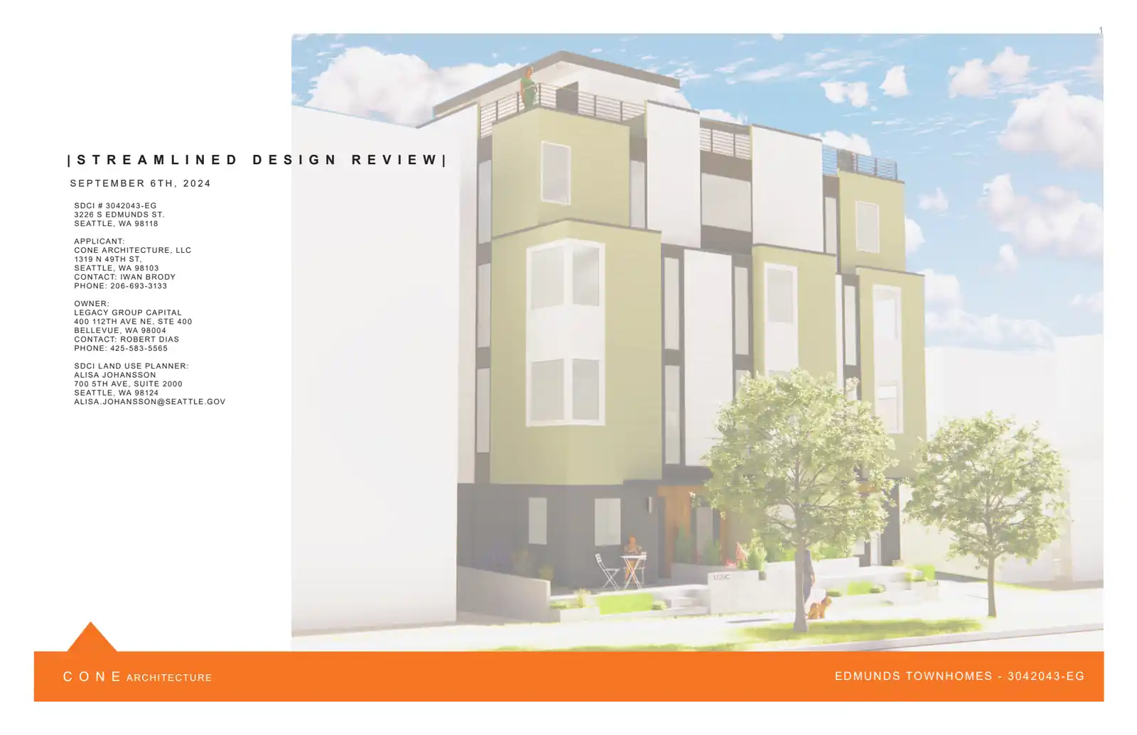 Design review proposal for 3226 S Edmunds St