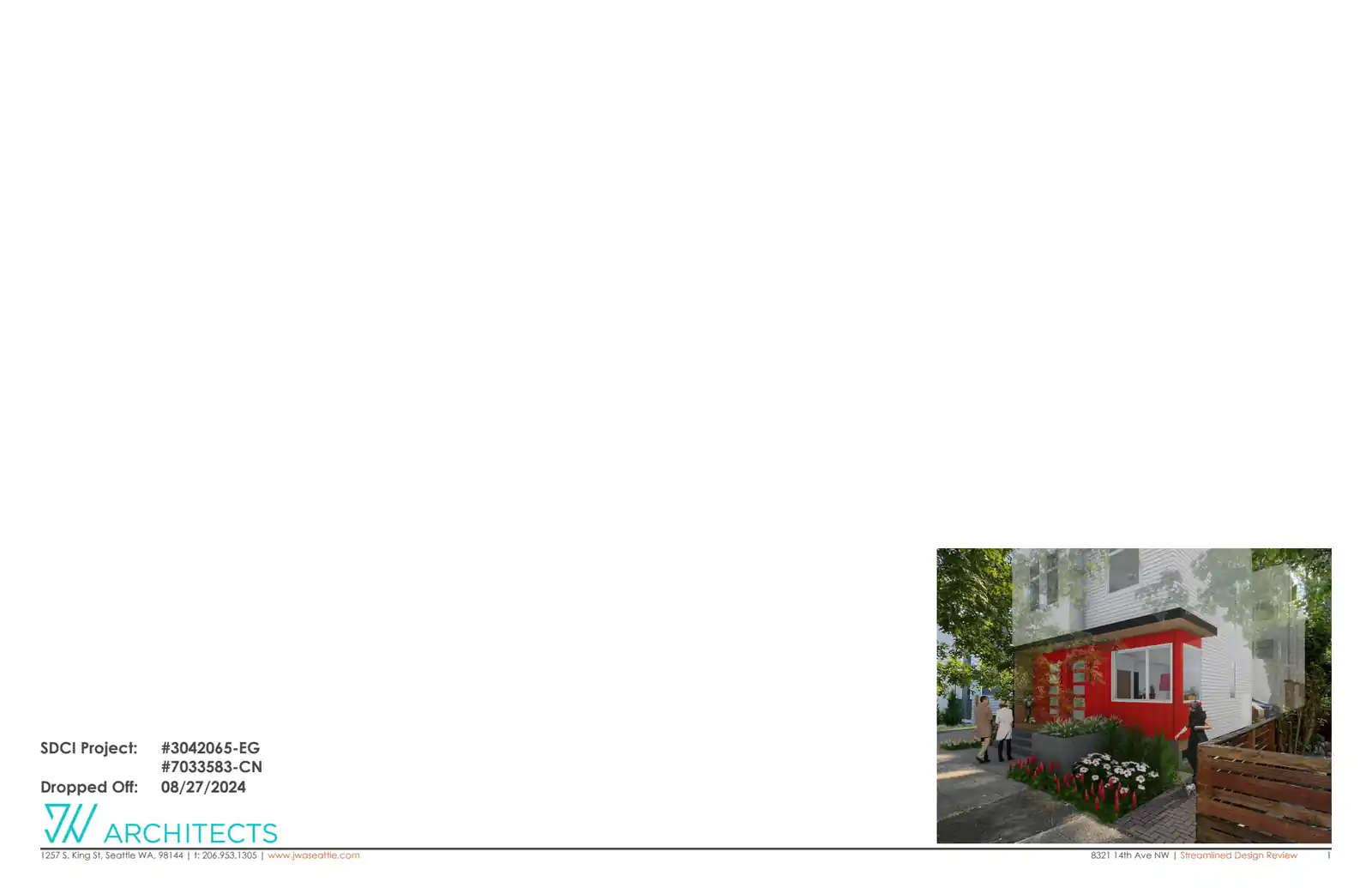 Design review proposal for 8321 14th Ave NW