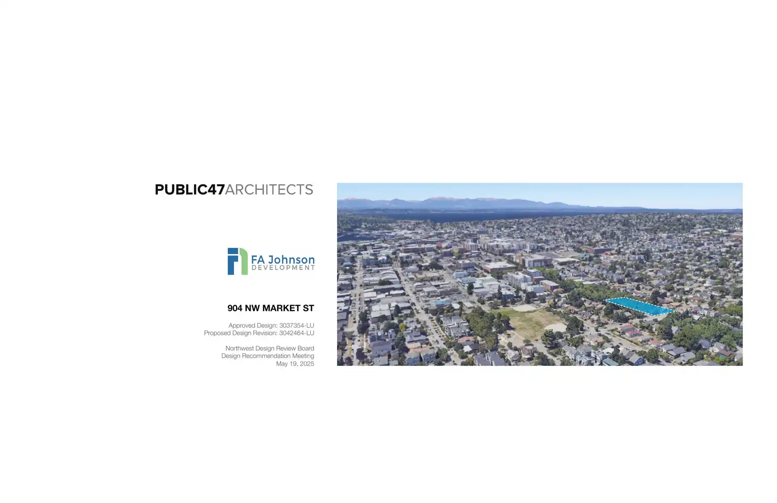 Design review proposal for 904 NW Market St