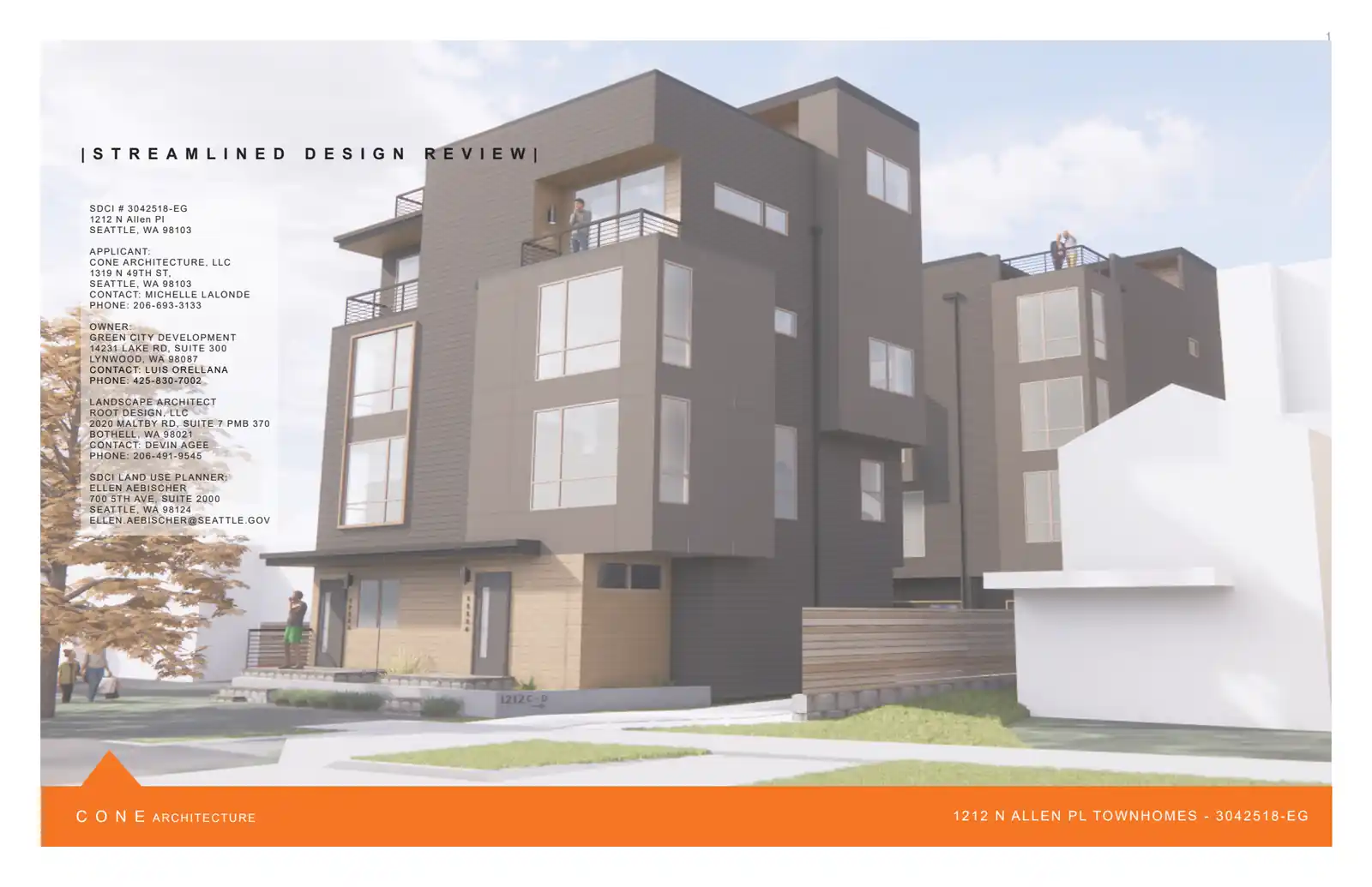 Design review proposal for 1212 N Allen Pl