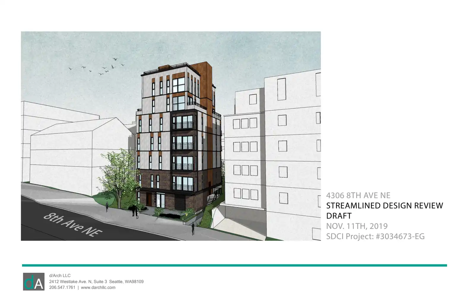 Design review proposal for 4306 8th Ave NE